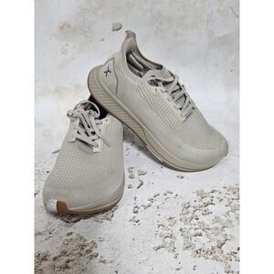 Flux Adapt Shoes Mens Size 7 Beige Knit Running Sneakers‎ Low Top Breathable